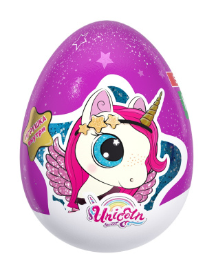 Яйцо шоколадное SPAR Kids Unicorn с игрушкой 20г