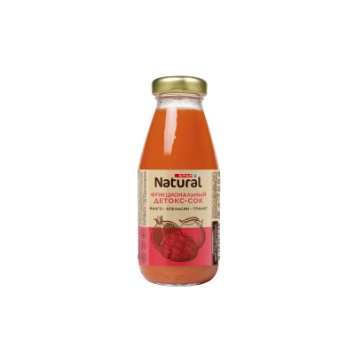 Сок детокс SPAR Natural Манго/Апельсин/Гранат 0,3л ст/б