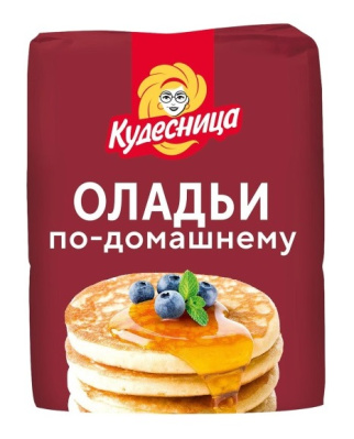 Смесь мучная Кудесница Оладьи по-домашнему 800г