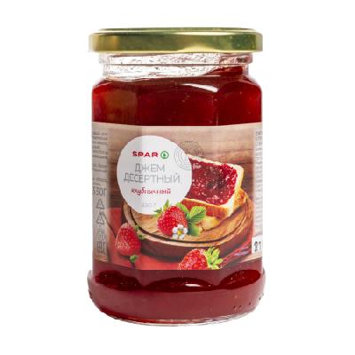 Джем SPAR десертный клубничный 330г
