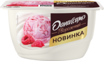 Продукт творожный Даниссимо Малиновый пломбир 5,6% 130г БЗМЖ