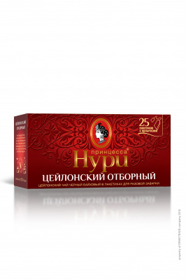 Чай Принцесса Нури черный отборный 25пак