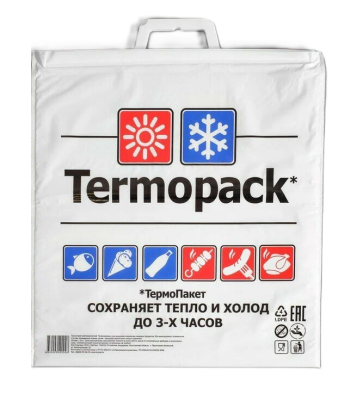 Термо сумка с ламинацией 28х20х12см