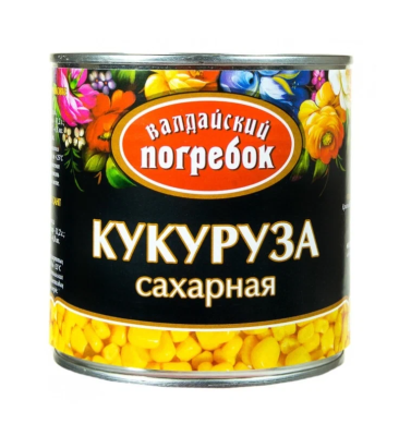 Кукуруза сахарная Валдайский погребок 400г ж/б ключ