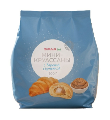 Круассаны мини SPAR с Вареной сгущенкой 200г