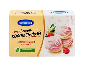 Зефир Коломенский со вкусом ванили и малины 250г