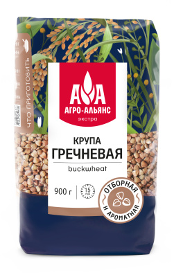 Крупа гречневая Агроальянс элитная 900г
