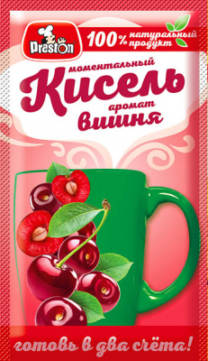 Кисель Престон с ароматом вишни 30г