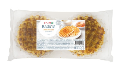 Вафли SPAR Парижские Бисквитные 120г