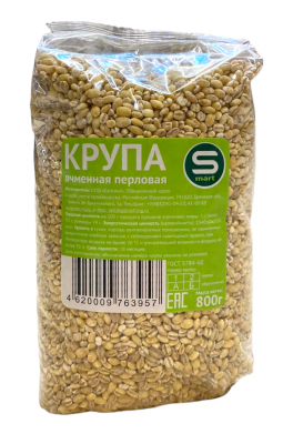 Крупа перловая Smart 800г