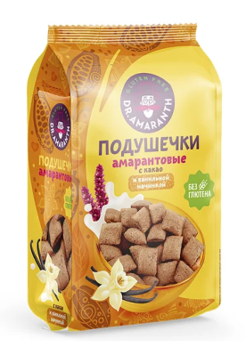 Подушечки Dr.Amaranth амарант с какао ваниль 100г