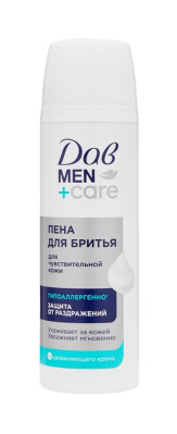 Пена для бритья Дав M+C для чувст кожи 200мл