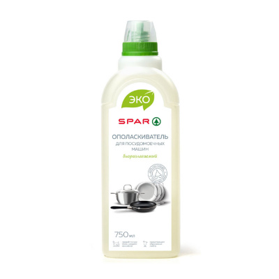 Ополаскиватель для посудомоечных машин SPAR 0,75л Биоразлагаемый