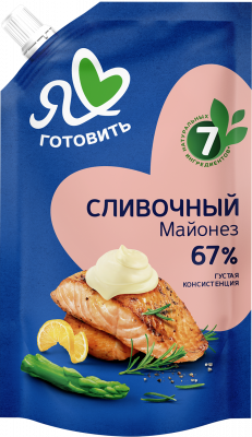 Майонез Московский сливочный ЯЛГ 67% 600мл