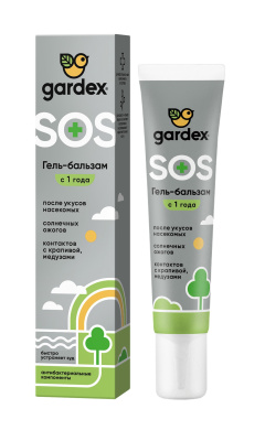 Гель-бальзам после укусов насекомых Gardex 25мл