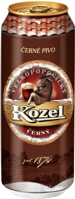 Напиток пивной темный Велкопоповицкий Козел 0,45л 3,7% ж/б