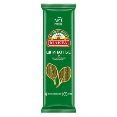 Макар изд Макфа Шпинатные 500г