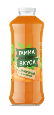 Нектар Гамма вкуса Морковный с мякотью 1л