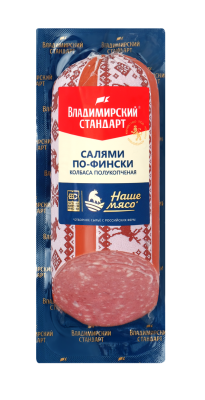 Колбаса п/к Салями по-Фински Альмак 350г