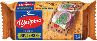 Хлебцы Щедрые Бородинские 100г