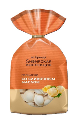 Пельмени Сибирская коллекция Сочные с фаршем на молоке 700г
