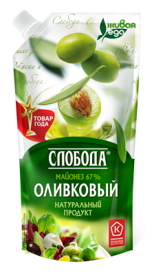 Майонез Слобода Оливковый 67% 200мл