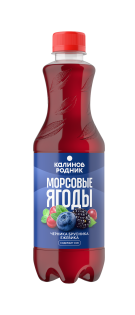 Напиток с/с Морсовые ягоды Калинов Родник Чер/брус/ежев 0,5л