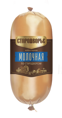 Колбаса вареная Молочная по-стародворски Стародворье 400г