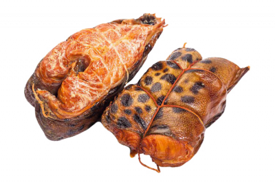 Зубатка атлантическая кусок горячего копчения вес Люблинские продукты