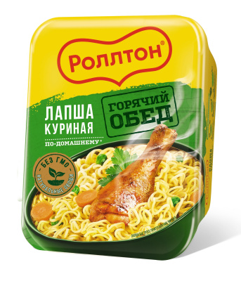 Лапша с курицей по-домашнему Роллтон  90г