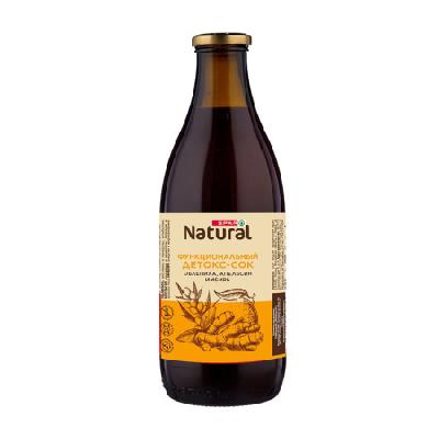 Сок детокс SPAR Natural  Облепиха/Апельсин/Имбирь 1л ст/б
