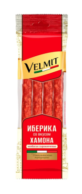 Колбаски с/к Иберика со вкусом хамона Велмит 100г