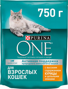 Корм сухой для кошек стерилизованных Пурина Ван Курица 750г