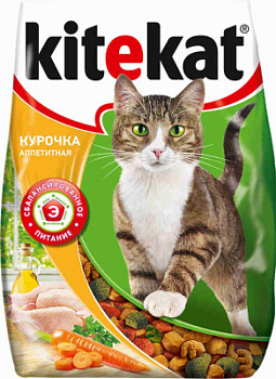 Корм сухой для кошек Китекат Курица 350г