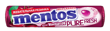 Жевательная резинка Ментос Пюр Фреш Вишня  15,5г