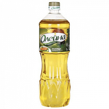 Масло подсолнечное с добавлением оливкового Олейна 1л