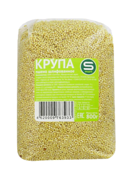 Крупа пшено шлифованное Smart 800г