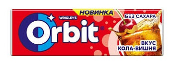 Жевательная резинка Орбит Вишня/Кола 13,6г