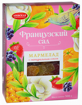Мармелад Французкий сад с натуральным соком 300г