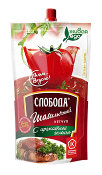 Кетчуп Слобода Шашлычный 300г д/п