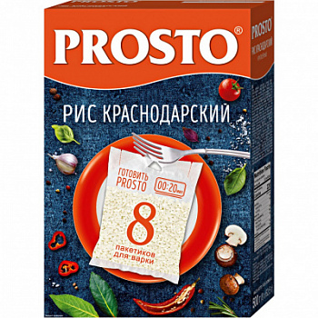 Рис Ангстрем Краснодарский Просто 8 пак 500г