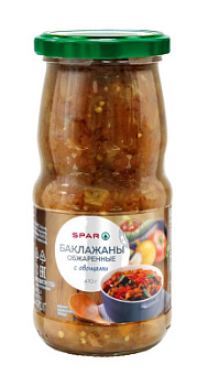 Баклажаны обжаренные с овощами SPAR 470г ст/б
