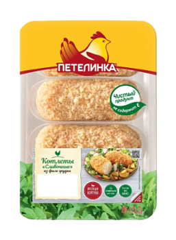 Котлеты Сливочные Петелинка охл 500г