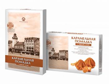 Конфеты Помадка карамельная с морской солью Кенигсберг 150г