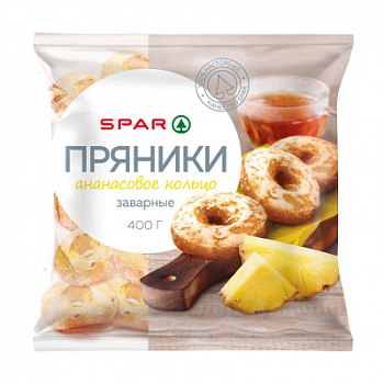 Пряники SPAR Ананасовое кольцо 400г