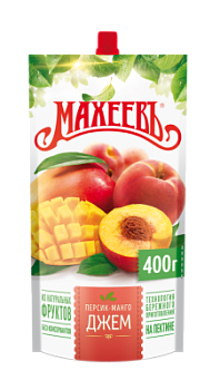 Джем Махеев Персик/Манго 400г д/п